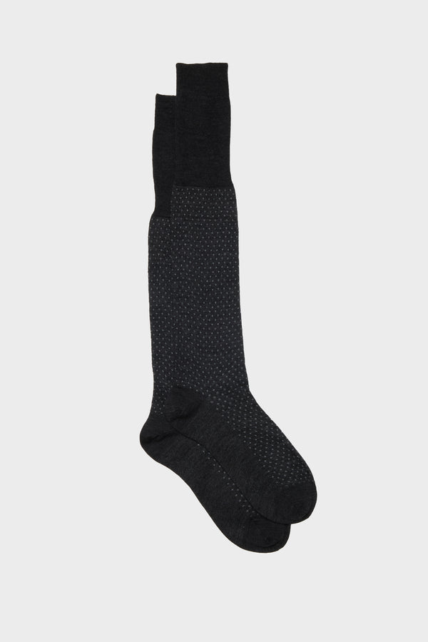 CALZA ANDREA, 100% COTONE, BLACK