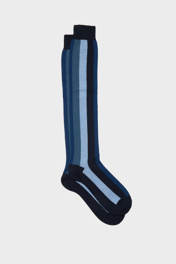 SOCKS DIEGO. 90% WOOL 10% POLYAMIDE, BLUE-BLUETTE.