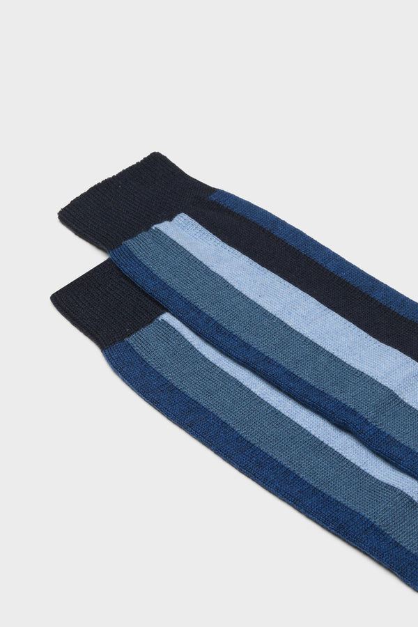 SOCKS DIEGO. 90% WOOL 10% POLYAMIDE, BLUE-BLUETTE.