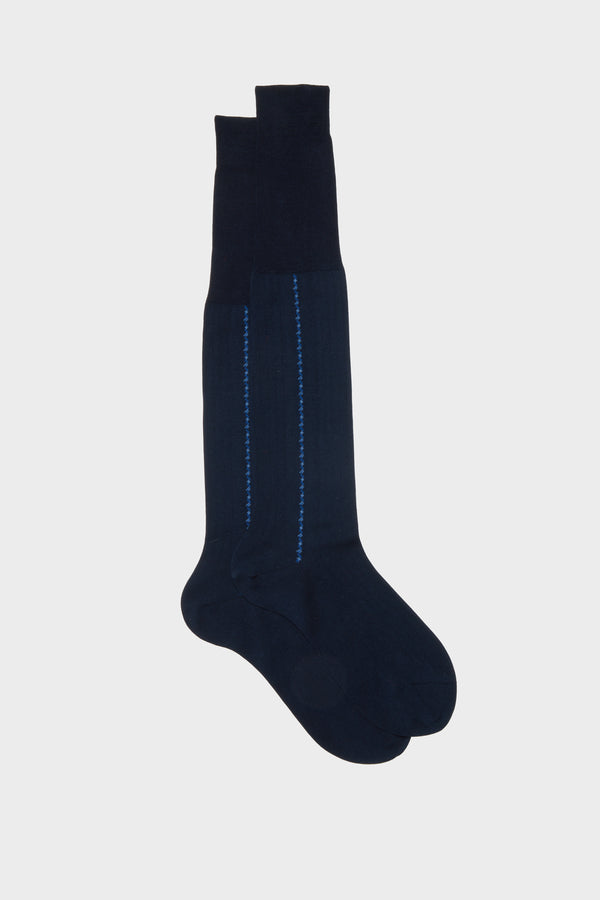 CALZA ROMEO, 100% COTONE, NAVY